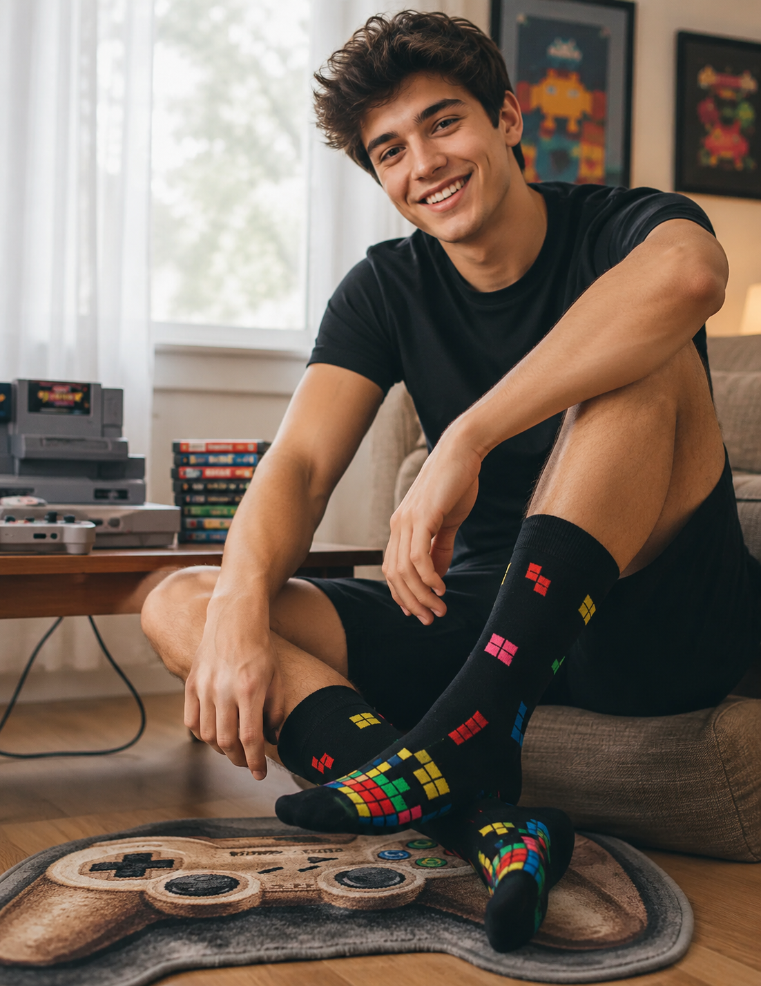 Calcetines Divertidos "Juego De Tetris"