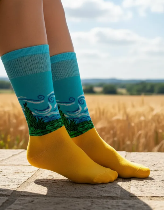 Calcetines Arte "Campo De Trigo"