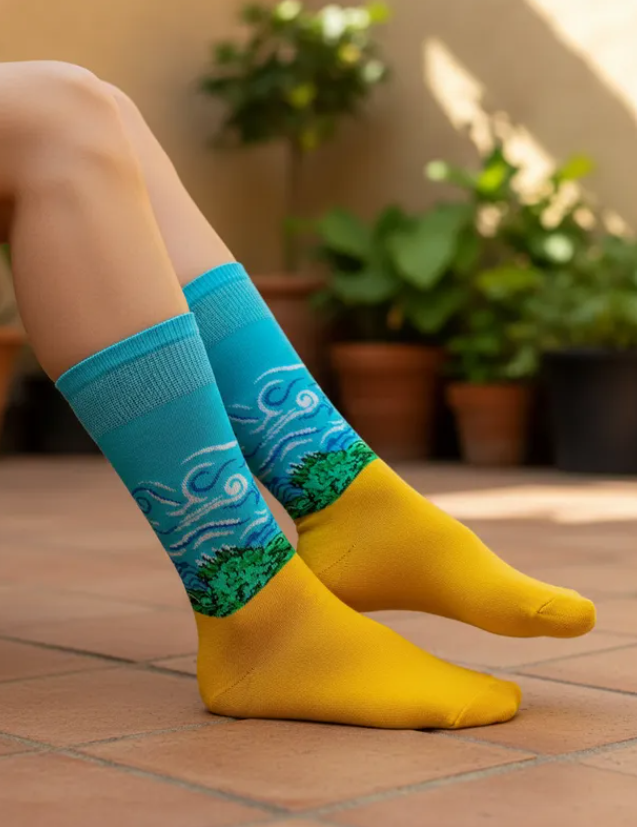 Calcetines Arte "Campo De Trigo"
