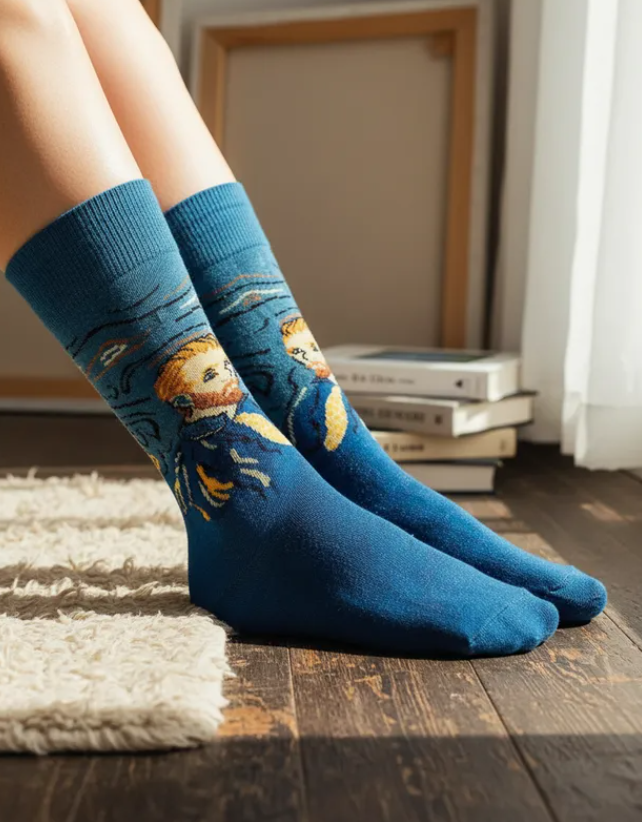 Calcetines Arte "Autorretrato De Van Gogh"