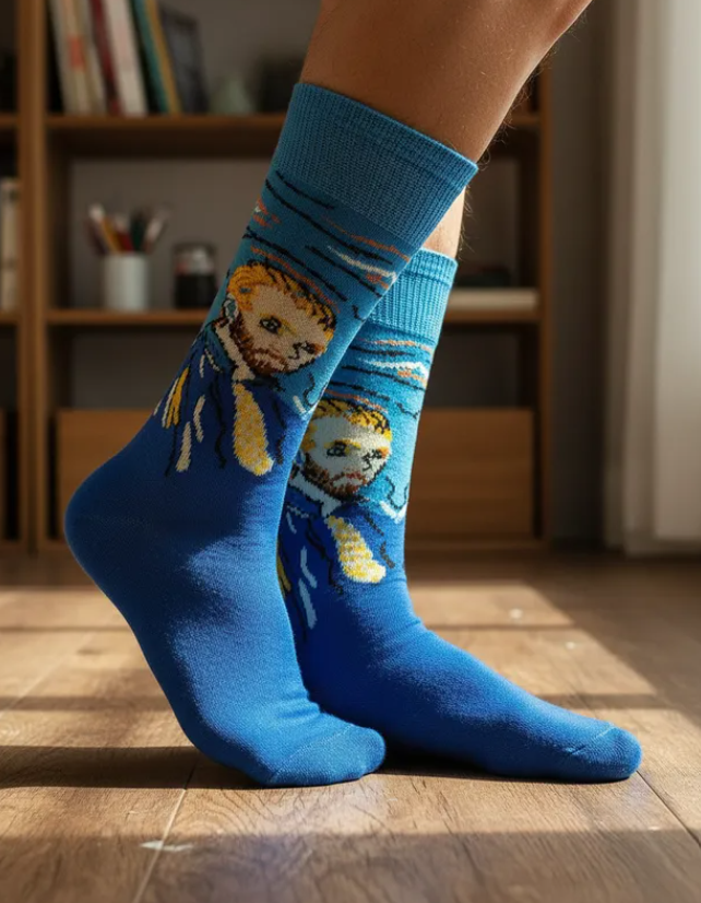 Calcetines Arte "Autorretrato De Van Gogh"