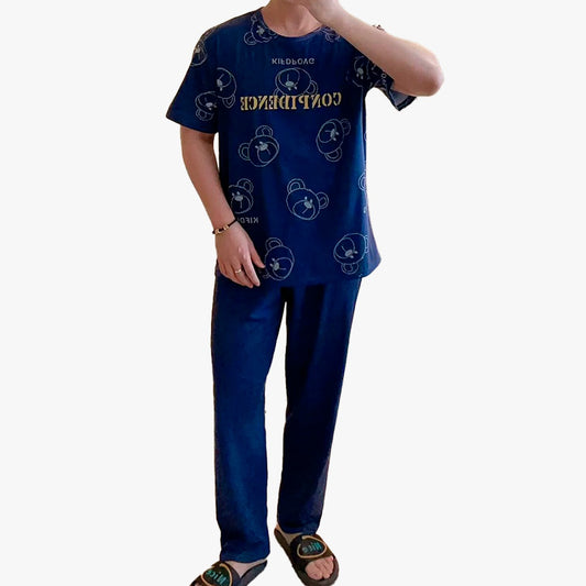 Pijama De Hombre Oso Conpidence Color Azul Marino