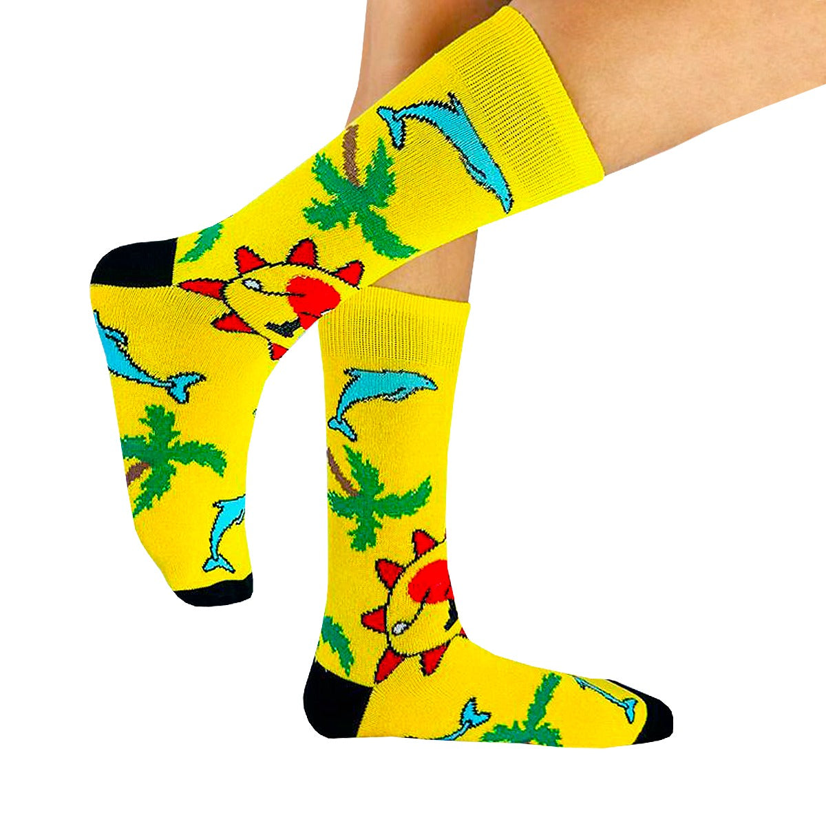 Calcetines Divertidos Bad Bunny / "Un Verano Sin Ti" Color Amarillo