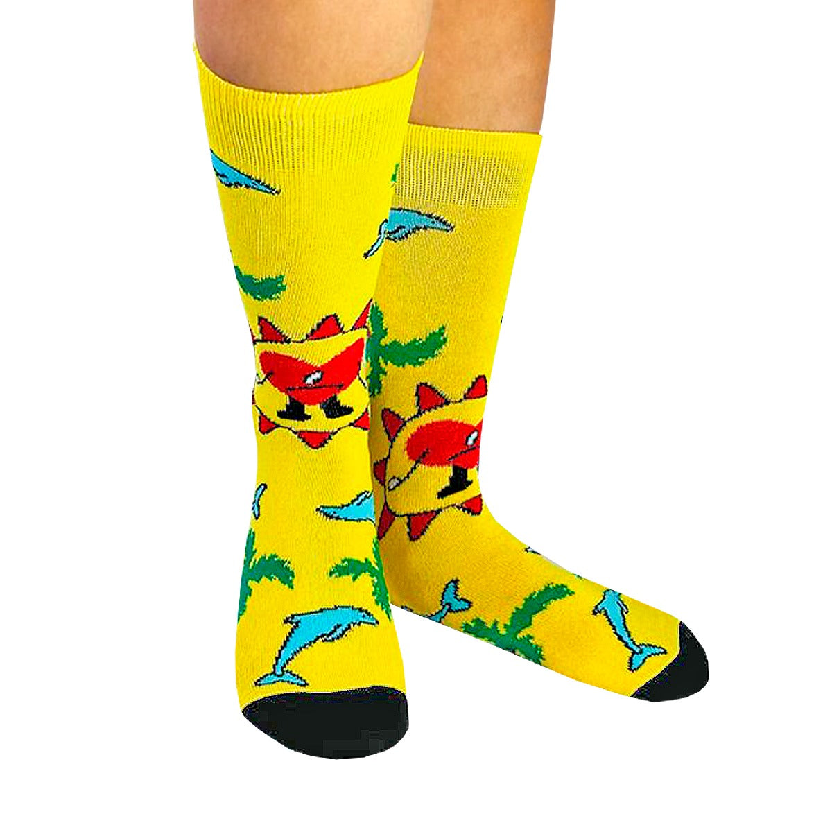 Calcetines Divertidos Bad Bunny / "Un Verano Sin Ti" Color Amarillo