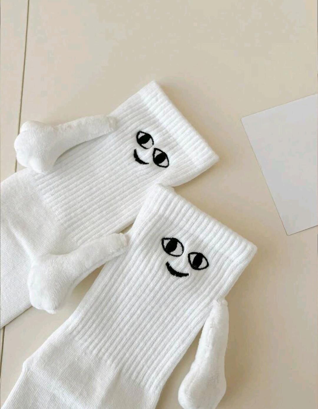 Calcetines De Manitas Con Imán Pareja Magnético Moda 2 Pares