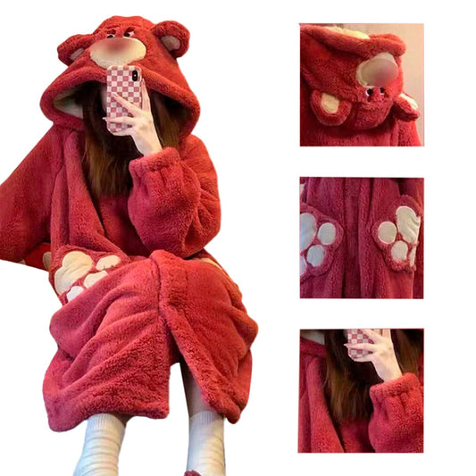 Pijama Bata Peluche De Dormir Mujer Disney "Lotso"