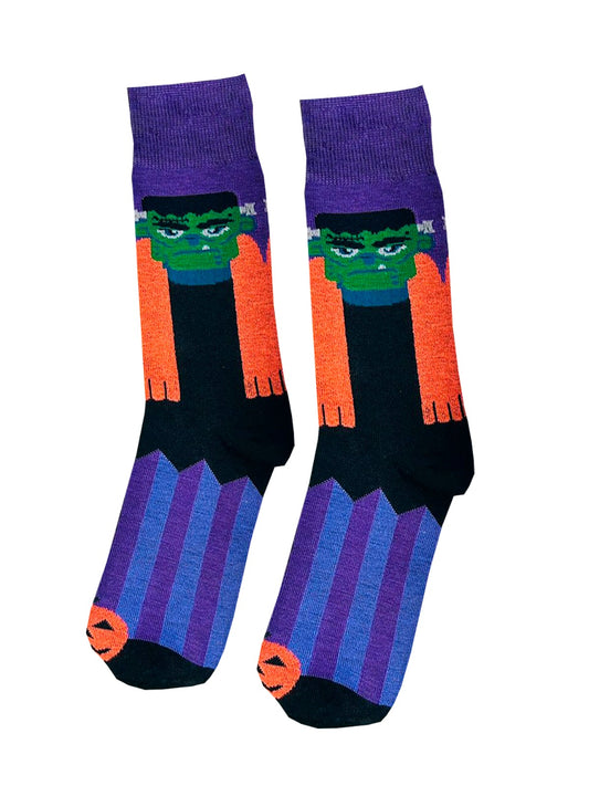 Calcetines Halloween Del Frankenstein / "Con Calabaza"