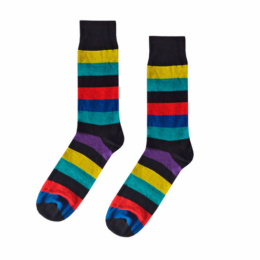 Calcetines Divertidos "Rayas De Colores"