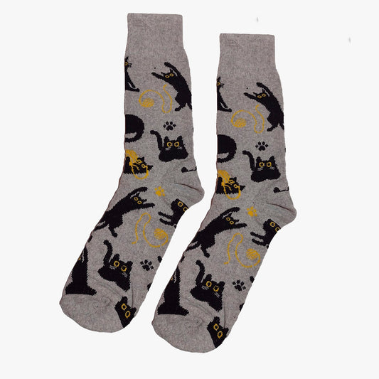 Calcetines Divertidos "Gatos Salem"