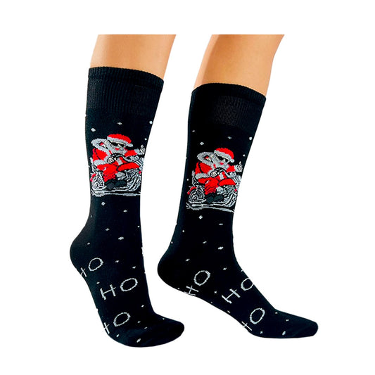Calcetines Navidad / "Santa Claus Motociclista"