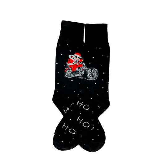 Calcetines Navidad / "Santa Claus Motociclista"