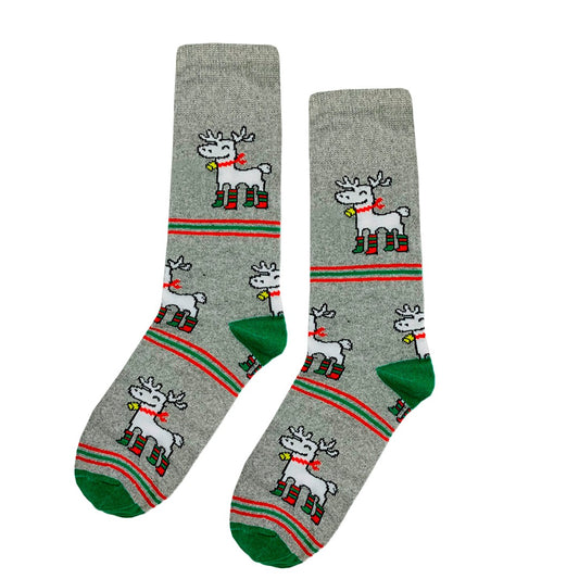 Calcetines Navidad / "Renos Abrigados"