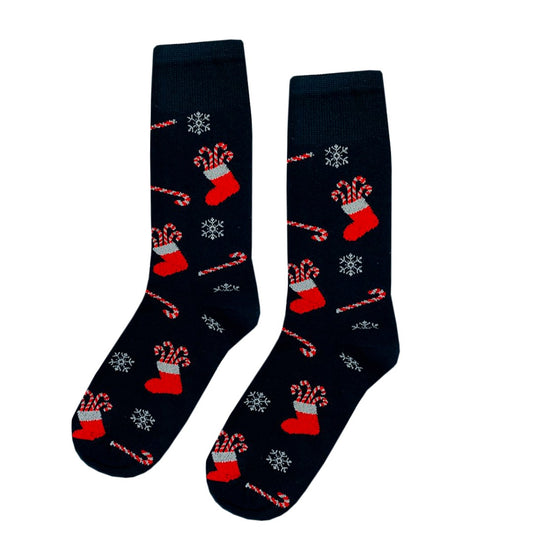 Calcetines Navidad / "Botas Navideñas Con Bastones"
