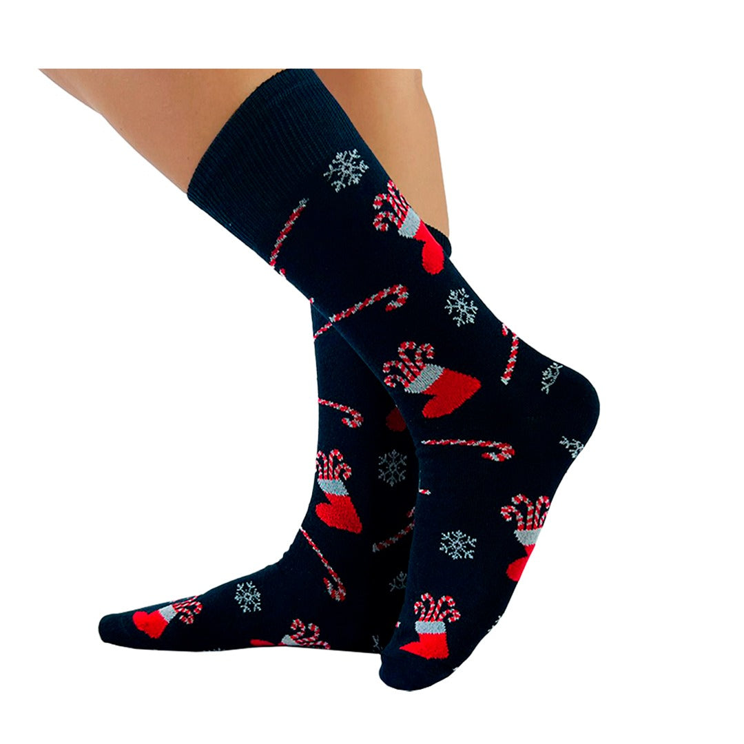 Calcetines Navidad / "Botas Navideñas Con Bastones"