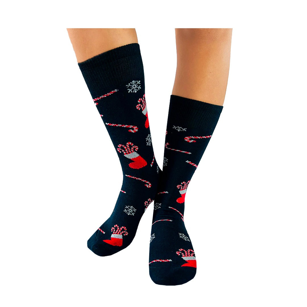 Calcetines Navidad / "Botas Navideñas Con Bastones"