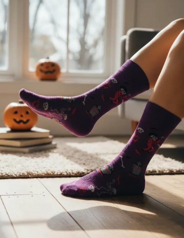 Calcetines Divertidos Halloween Diseño Michael Jackson