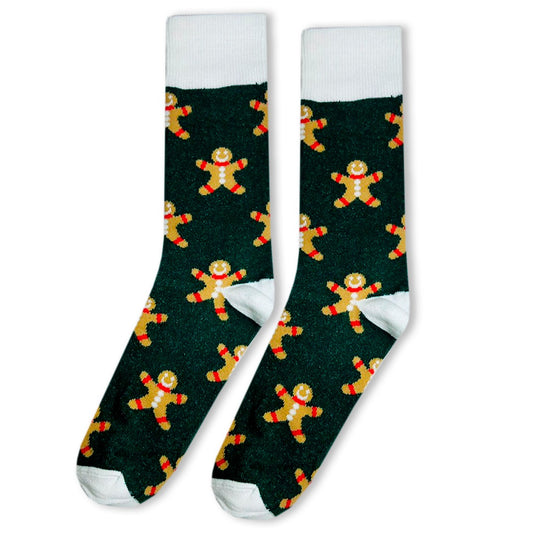 Calcetines Navideños Diseño De Galletitas De Jengibre