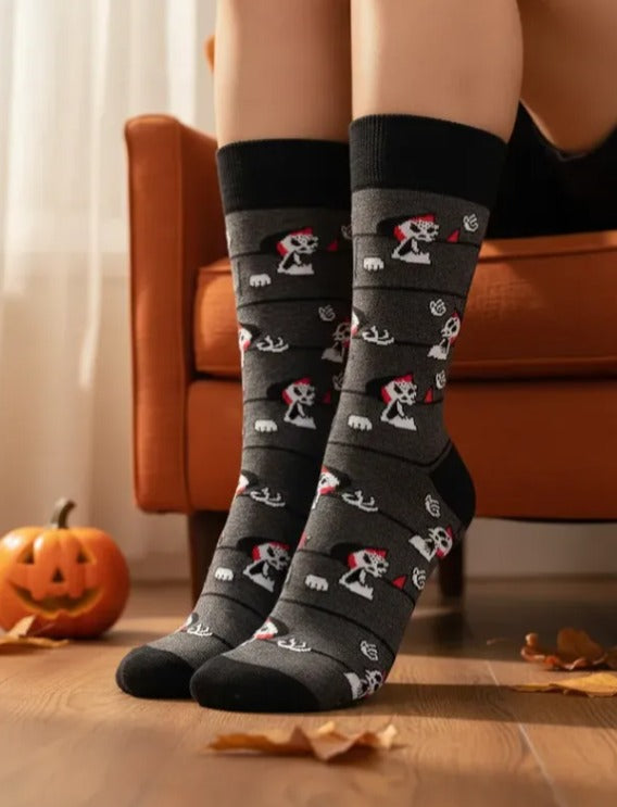 Calcetines Halloween Diseño De Billy Y Mandy