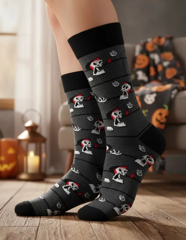 Calcetines Halloween Diseño De Billy Y Mandy