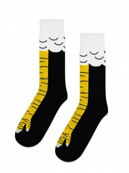 Calcetines Divertidos "Pata De Gallo"