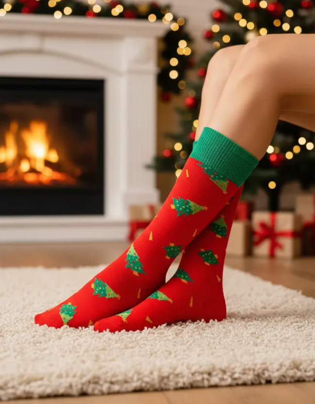 Calcetines Navidad / "Pinos Navideños"