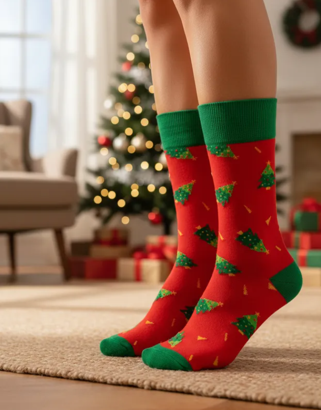 Calcetines Navidad / "Pinos Navideños"