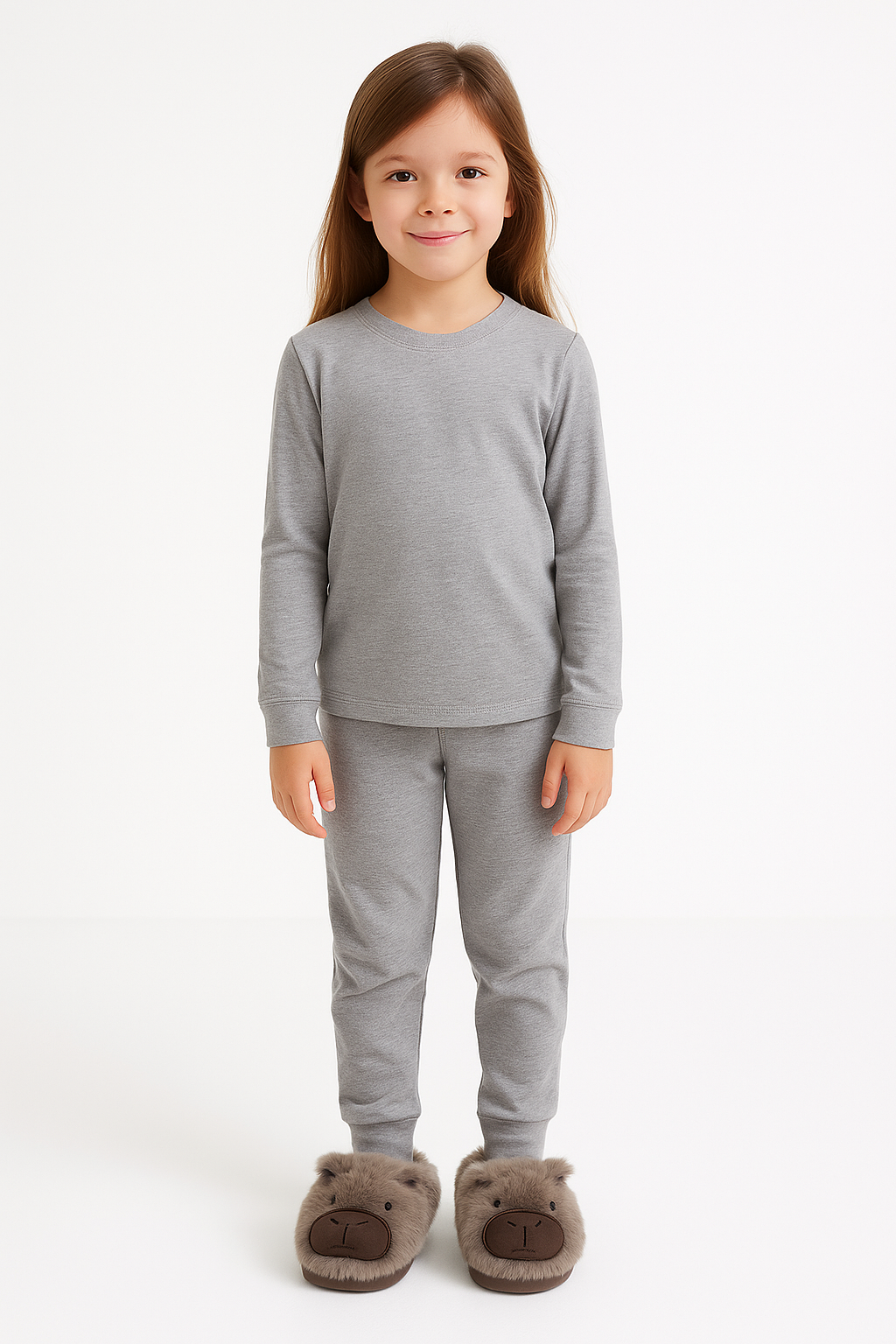 Pantuflas De Capibara Infantil Niñ@s Kawai Peluche Invierno