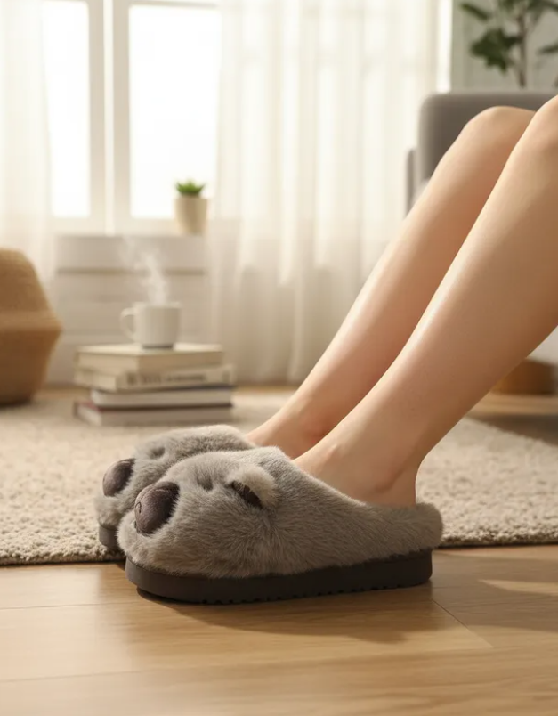 Pantuflas De Capibara Infantil Niñ@s Kawai Peluche Invierno