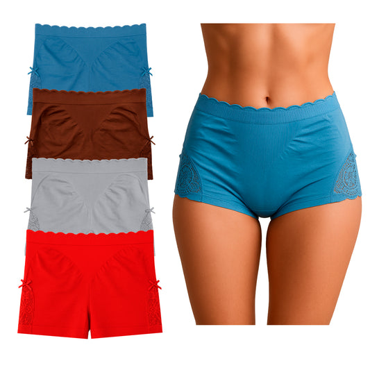 Bóxer Dama Microfibra Push Up 12 Piezas