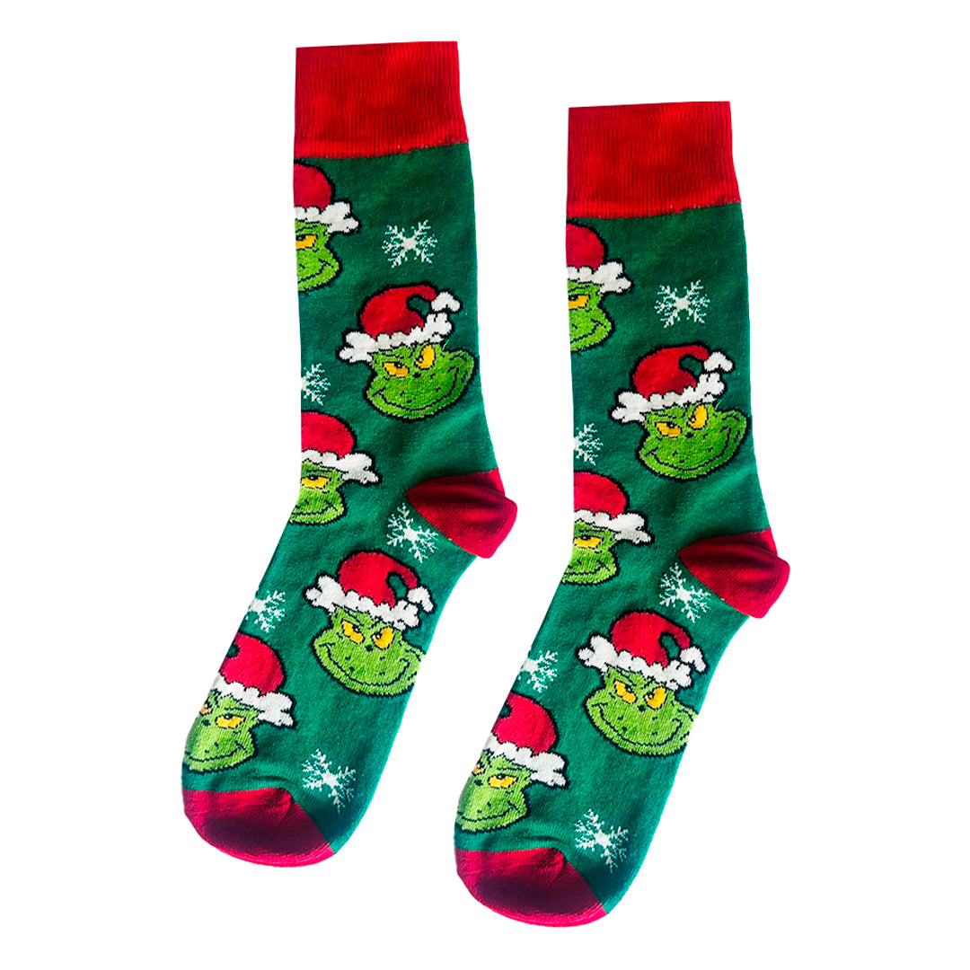 Calcetines Navideños Diseño Divertido de Navidad