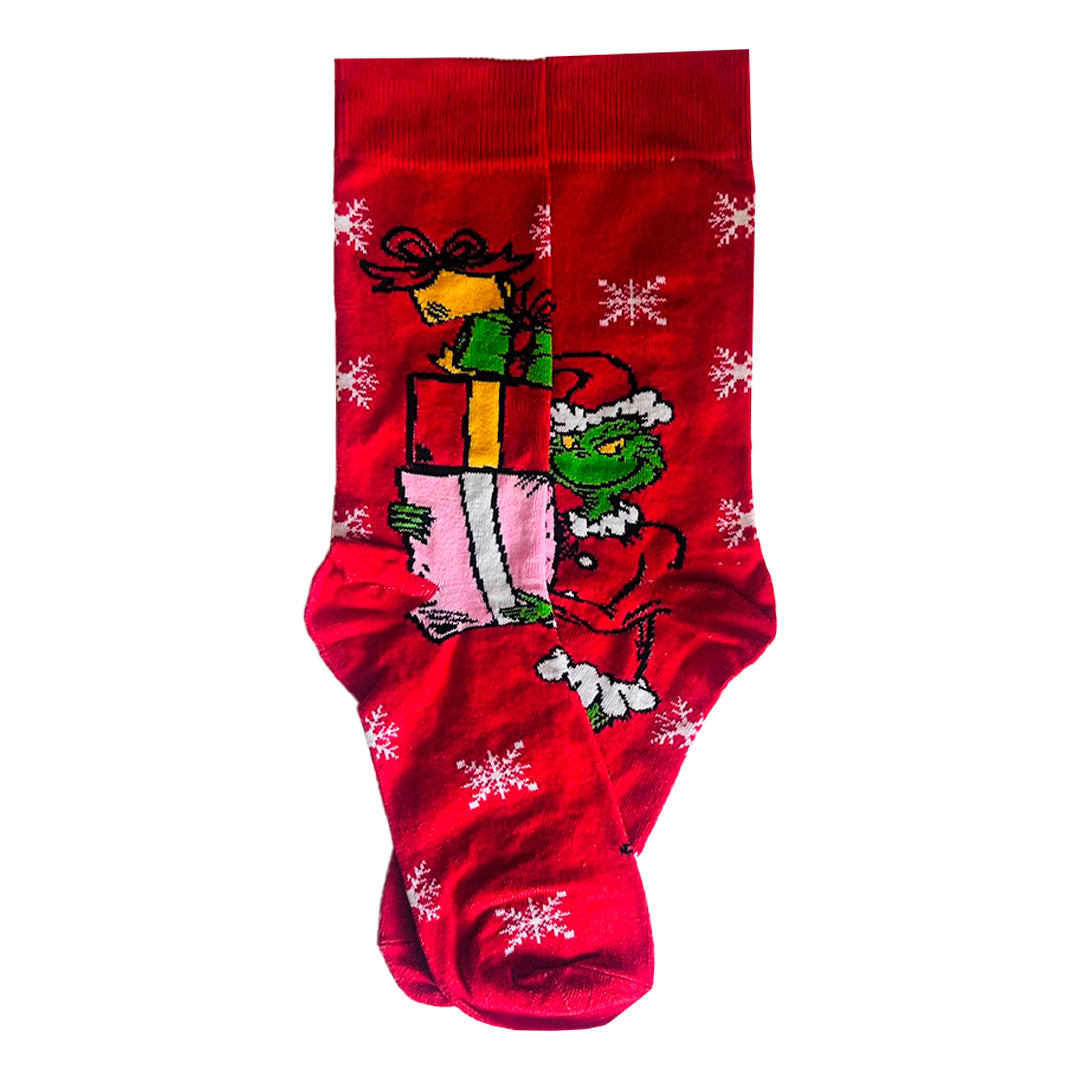 Calcetines Navideños Diseño De " El Grinch Regalos"