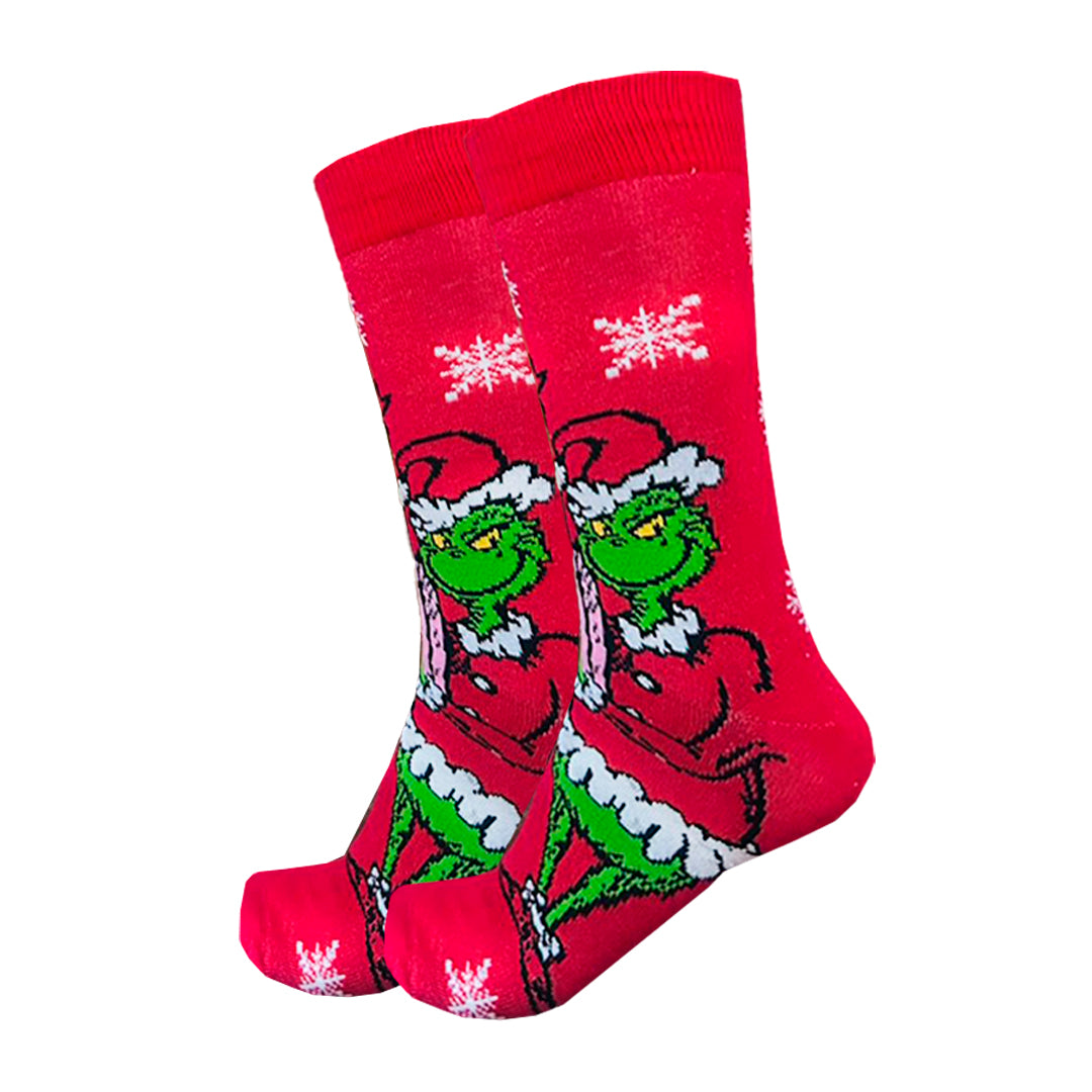 Calcetines Navideños Diseño De " El Grinch Regalos"