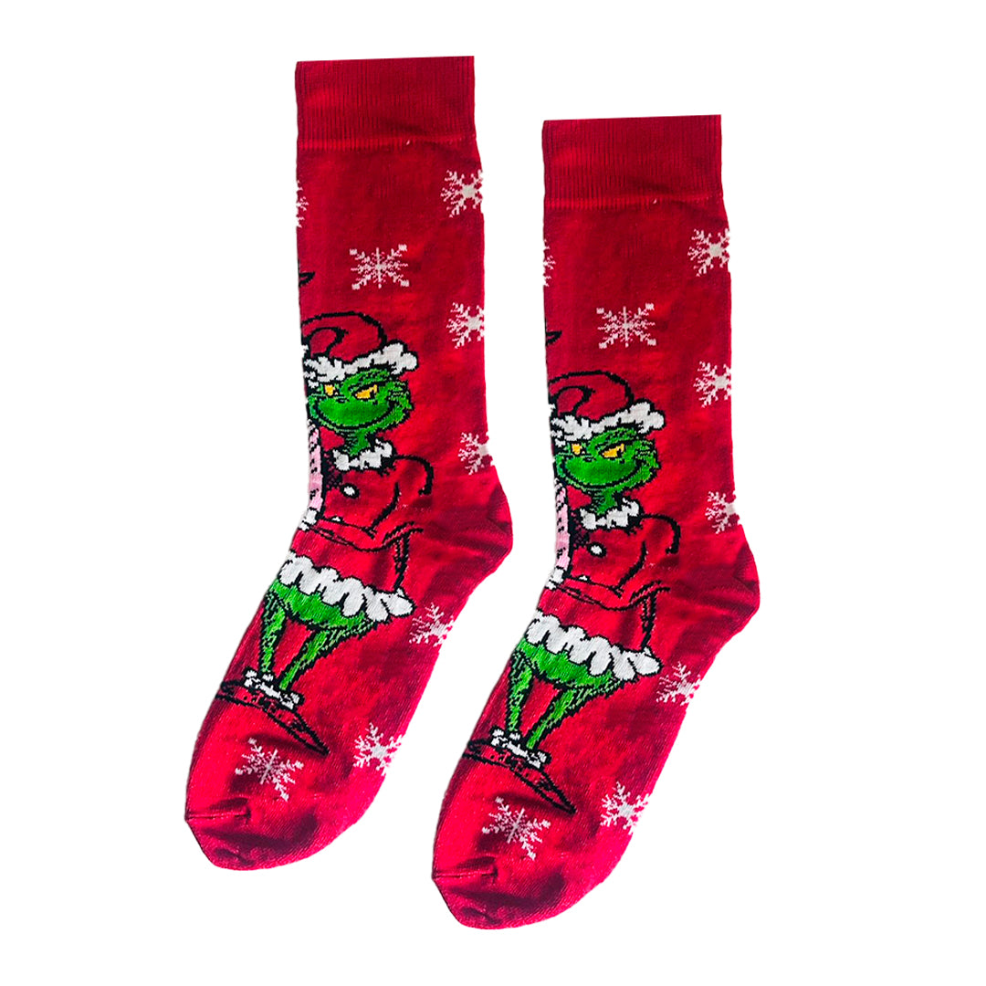 Calcetines Navideños Diseño De " El Grinch Regalos"