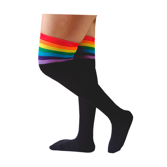 Calceta LGBT Extra Larga Negro