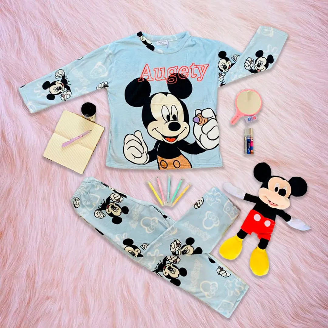 Pijama Afelpada Dama "Mickey"