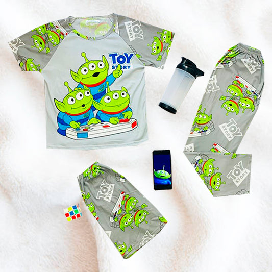 Pijama Infantil De "Marcianitos"