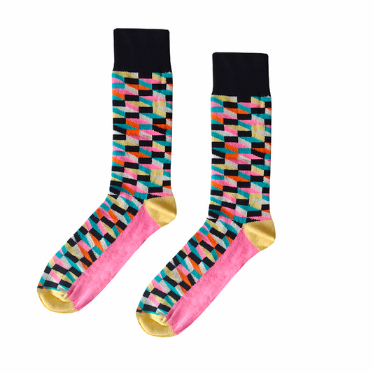 Calcetines "Cubos 3D De Colores"