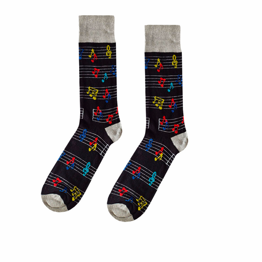 Calcetines Divertidos "Notas Musicales"
