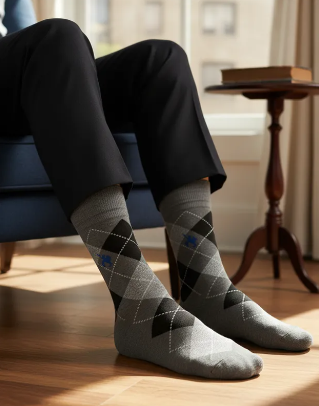 Calcepack Calcetines Vestir Polo Club De Caballero Elegante Tejidos 5 Pares