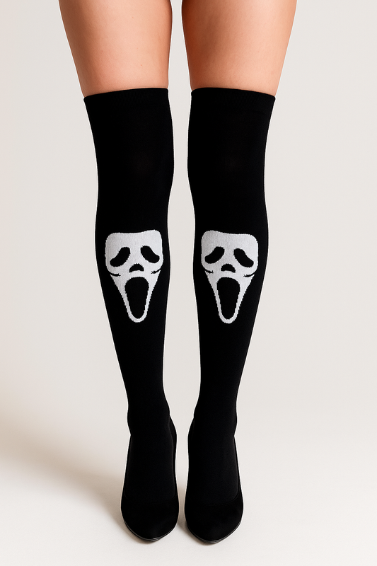 Medias Halloween Diseño De "Scream"
