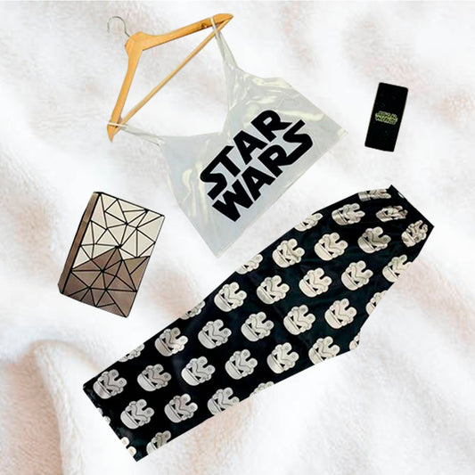 Pijama Mujer Top/Pantalón Frescas Moda "Star Wars"
