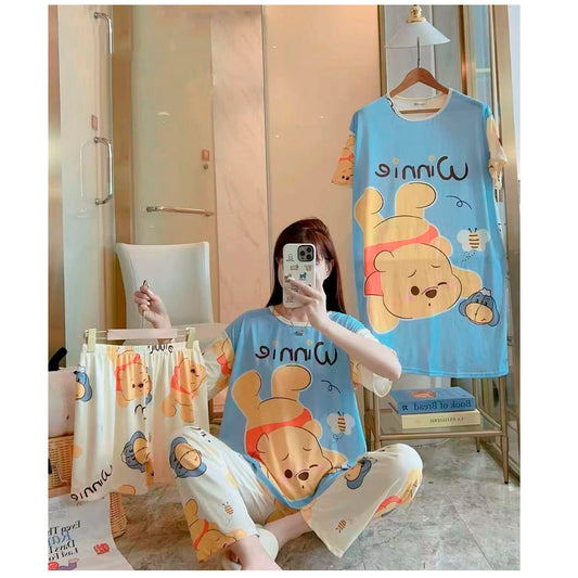 Pijama De "Winnie Pooh Celeste"